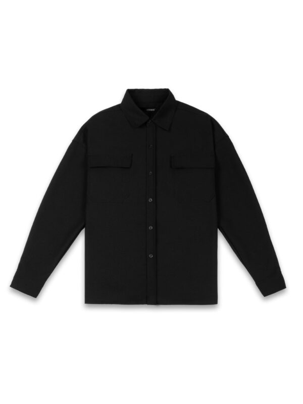 HOWS｜Essential Relaxed Shirt / Black