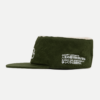 Goers Studio Signature Pillbox Cap in Moss & Beige