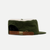 Goers Studio Signature Pillbox Cap in Moss & Beige
