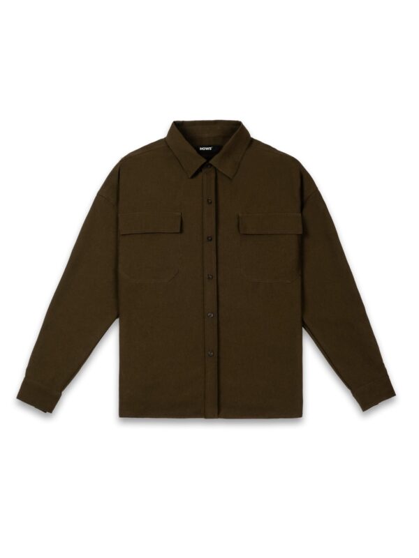 HOWS｜Essential Relaxed Shirt / Brown