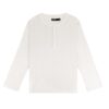 HOWS｜Fitted LONG Sleeve Henley T-shirt / Cream