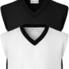 MAVERIK STUDIO｜MAVERIK® V-NECK KNIT VEST ( BLACK )