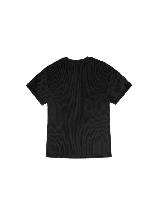 HOWS｜Ribbed T-shirt / Black