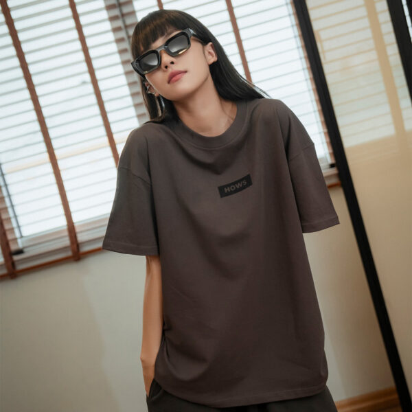 HOWS｜Basic TEE LOGO / LEAD GREY