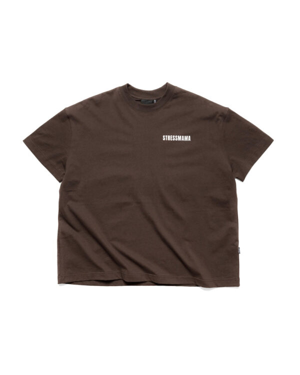 STRESSMAMA Fw25 Basic T-shirt T恤(棕)