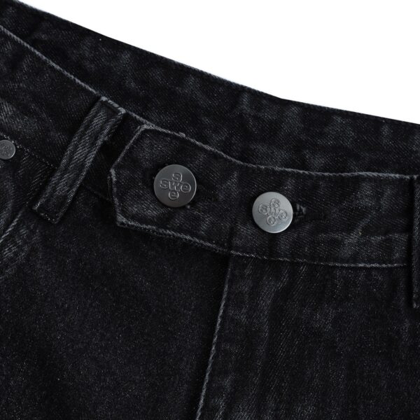 SWE Whisker Jeans 牛仔褲(水洗黑)