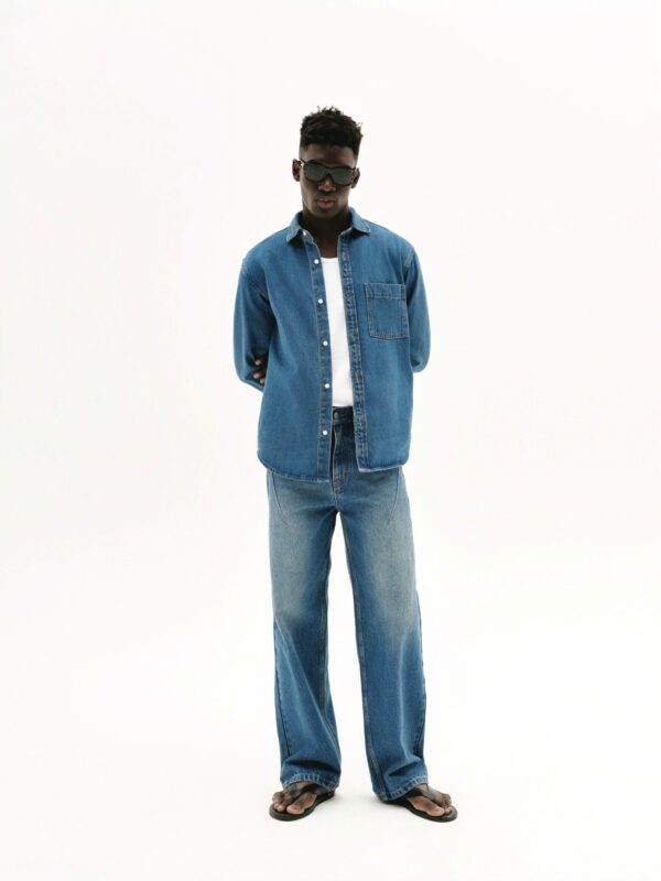 MAVERIK STUDIO｜MAVERIK® WASHED DENIM PANTS INDIGO BLUE