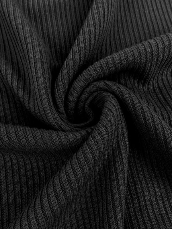 HOWS｜Ribbed T-shirt / Black
