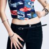VIERY｜Hair-on Cowhide Belt