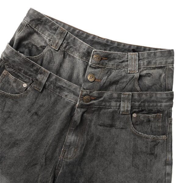 AYYA7072 UNKRUSH DOUBLE WAY - Baggy JEAN