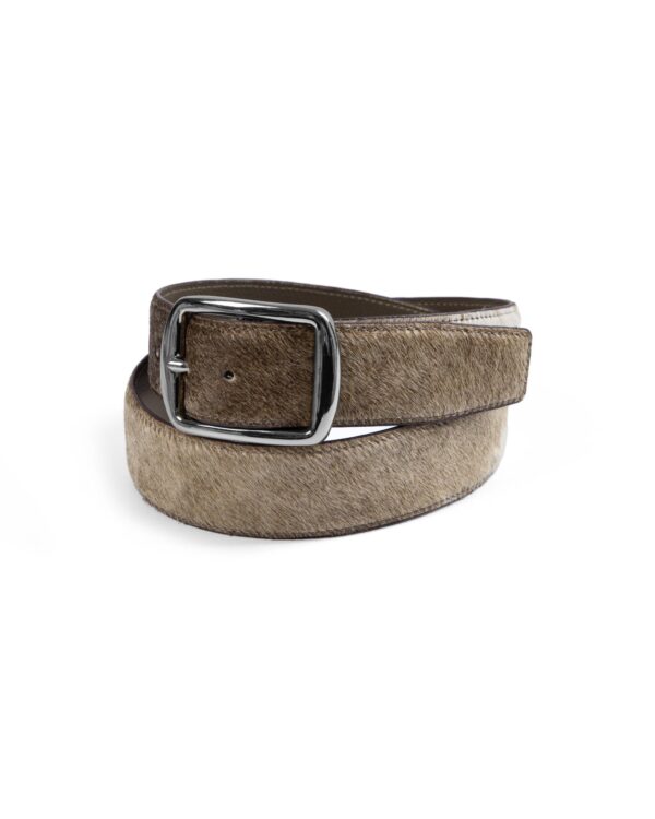 VIERY｜Hair-on Cowhide Belt