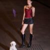 VIERY｜Rosso MiniSkirt