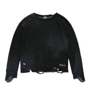 UNKRUSH FERAL - Boxy Long Sleeve BLACK