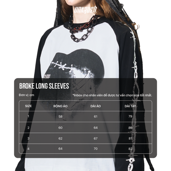 UNKRUSH BROKEN - BOXY LONG SLEEVES