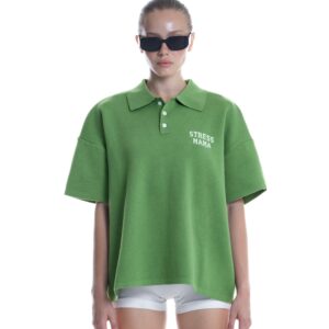CATALOGUESSMA0220 STRESSMAMA Ss26 Knit Polo 服飾(綠)