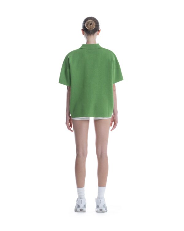 STRESSMAMA Ss26 Knit Polo 服飾(綠)
