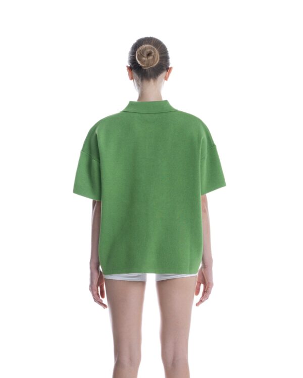 STRESSMAMA Ss26 Knit Polo 服飾(綠)
