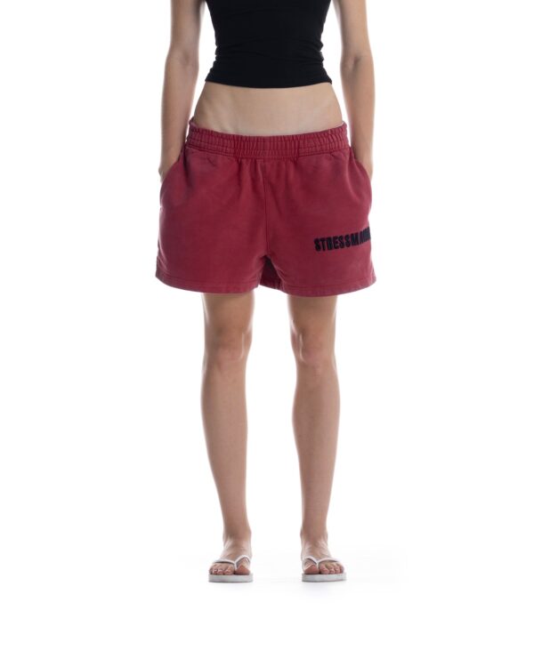 STRESSMAMA Ssma Washed Sweat Shorts 短褲(紅)