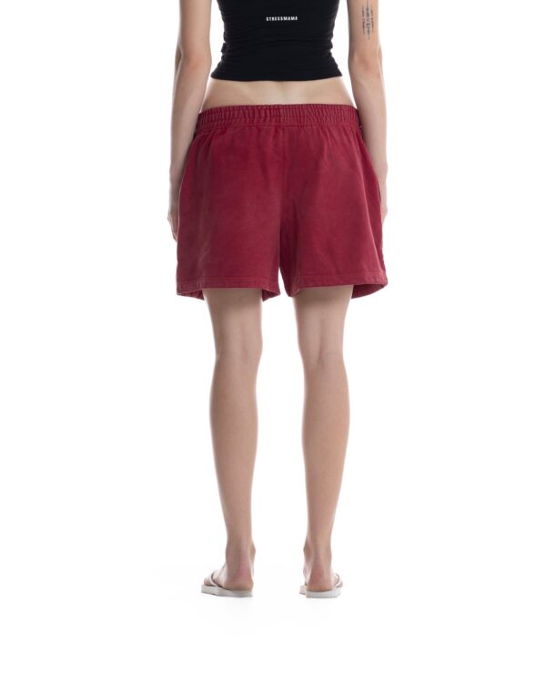 STRESSMAMA Ssma Washed Sweat Shorts 短褲(紅)