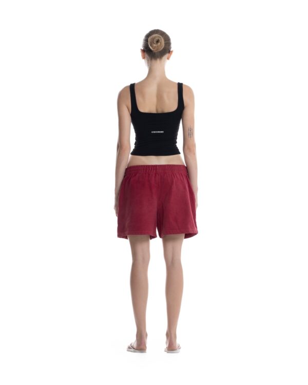 STRESSMAMA Ssma Washed Sweat Shorts 短褲(紅)