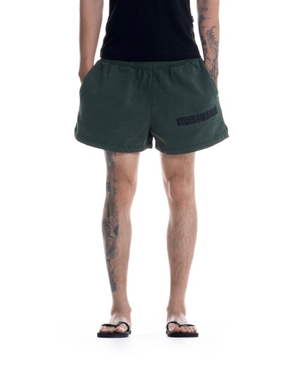 STRESSMAMA Ssma Washed Sweat Shorts 短褲(綠)