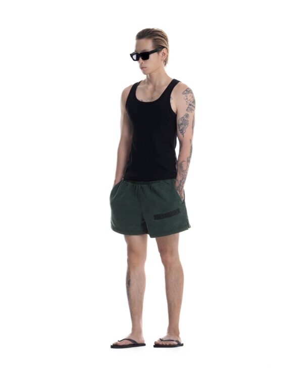 STRESSMAMA Ssma Washed Sweat Shorts 短褲(綠)