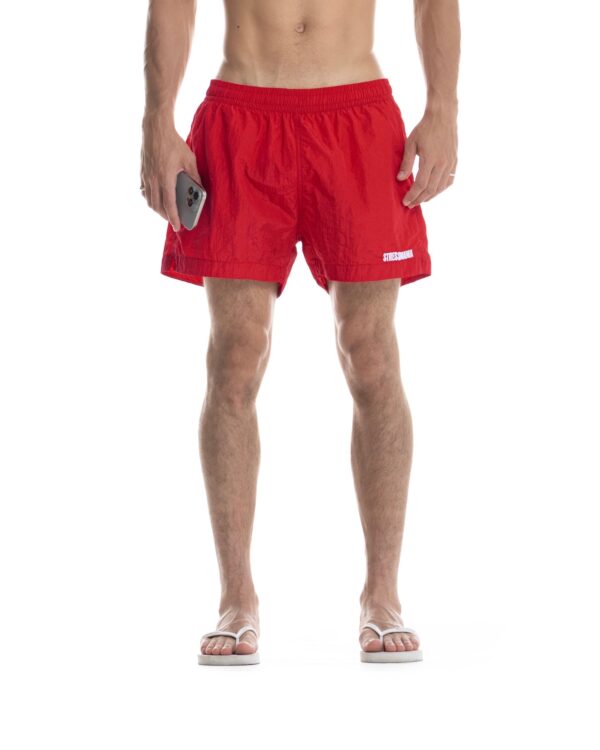 STRESSMAMA Summer26 Logo Shorts 短褲(紅)
