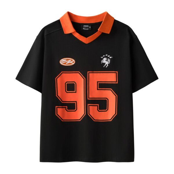 UNKRUSH 95 - Boxy Polo Shirt/ Black