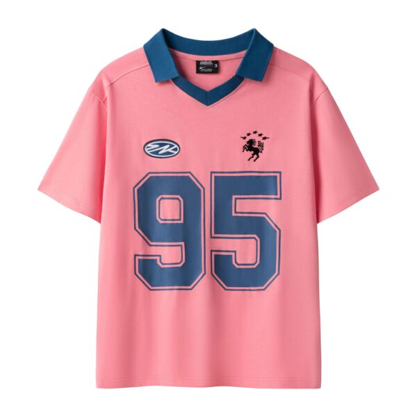 UNKRUSH 95 - Boxy Polo Shirt/ Pink