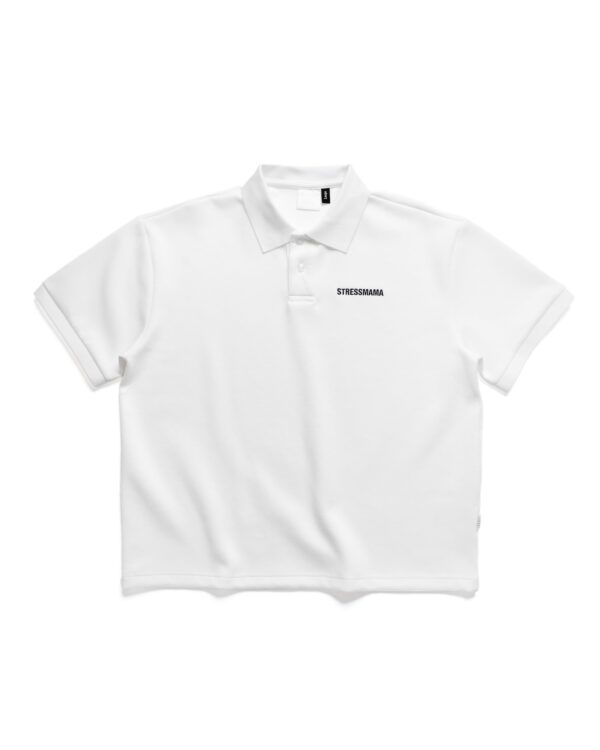 STRESSMAMA Ssma Logo Polo T-shirt T恤(白)