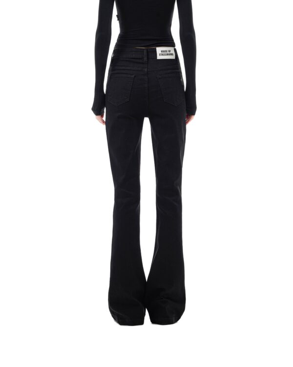 STRESSMAMA Fw25 Flared Jeans 牛仔褲(黑)
