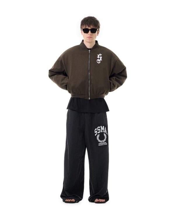 STRESSMAMA Fw25 "s" Bomber 服飾(棕)