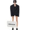 STRESSMAMA Fw25 Signature Leather Tote Bag 服飾(白)