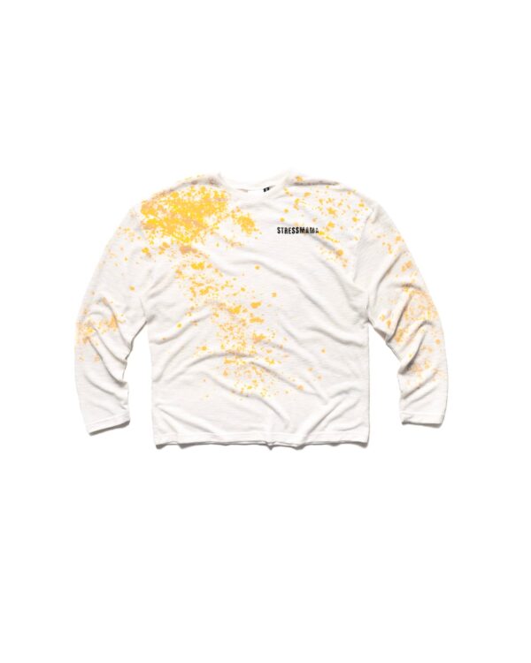 STRESSMAMA Summer26 Ssma Splatter Longsleeve 長袖T(奶油)