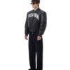 STRESSMAMA Fw25 Leather Bomber Jacket 外套(黑)