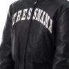 STRESSMAMA Fw25 Leather Bomber Jacket 外套(黑)