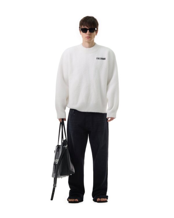 STRESSMAMA Fw25 Knit Sweater 毛衣(白)