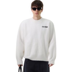 DSC_9016_1 STRESSMAMA Fw25 Knit Sweater 毛衣(白)