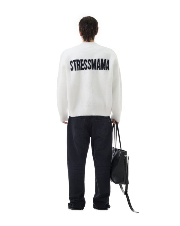 STRESSMAMA Fw25 Knit Sweater 毛衣(白)