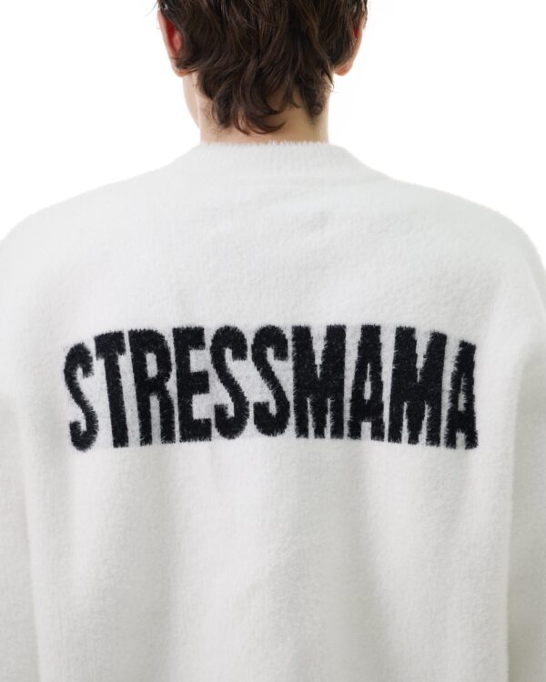STRESSMAMA Fw25 Knit Sweater 毛衣(白)