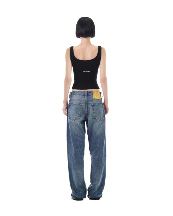 STRESSMAMA Fw25 Shredded Jeans 牛仔褲(藍)