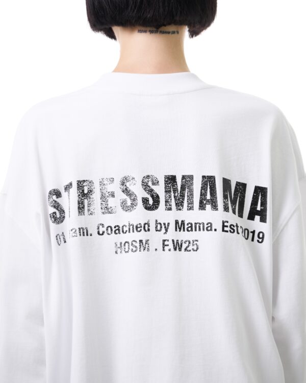 STRESSMAMA Fw25 Regular Longsleeve 長袖T(白)