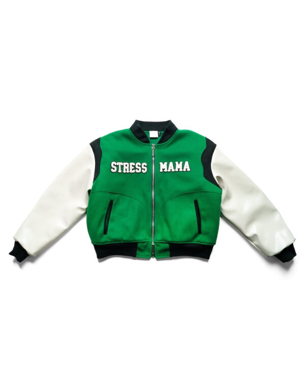 STRESSMAMA Ss25 Lush Bomber Jacket 外套(綠)