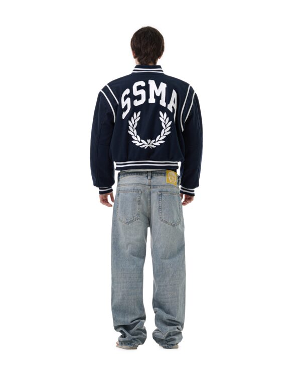 STRESSMAMA Fw25 Varsity Jacket 外套(藍)