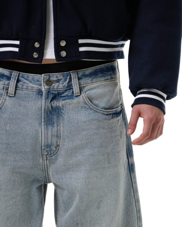 STRESSMAMA Fw25 Varsity Jacket 外套(藍)