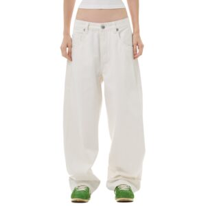 DSC_9607 STRESSMAMA Fw25 Plain Jeans 牛仔褲(白)
