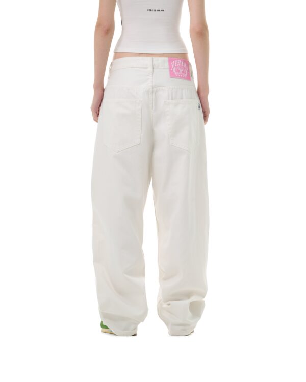 STRESSMAMA Fw25 Plain Jeans 牛仔褲(白)