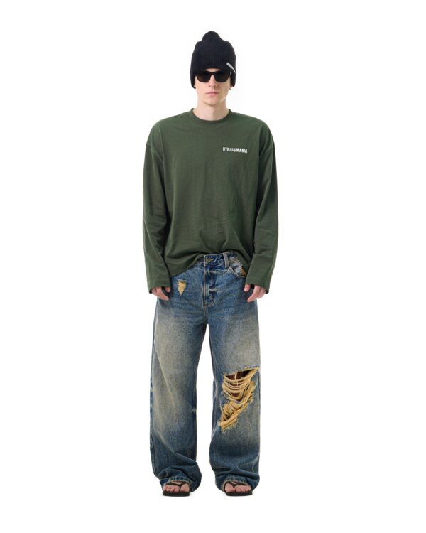 STRESSMAMA Fw25 Regular Longsleeve 長袖T(綠)