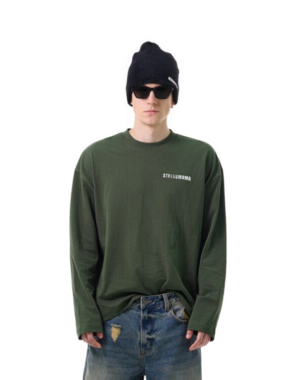 STRESSMAMA Fw25 Regular Longsleeve 長袖T(綠)