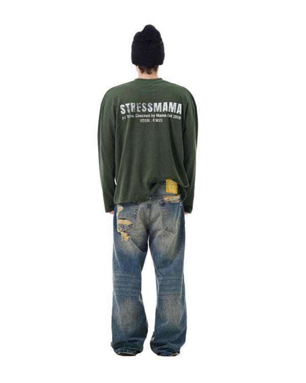 STRESSMAMA Fw25 Regular Longsleeve 長袖T(綠)